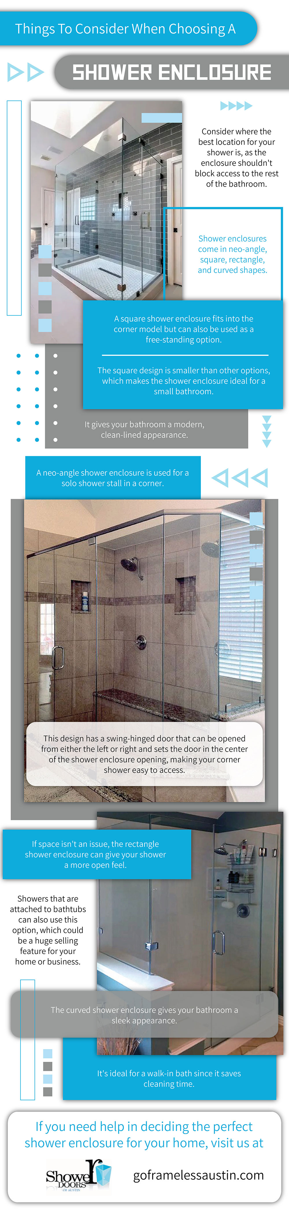 Things to Consider when choosing a shower enclosure