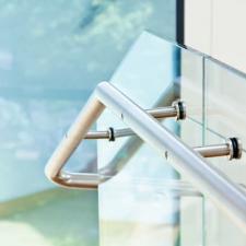 Services Stair Rail Glass